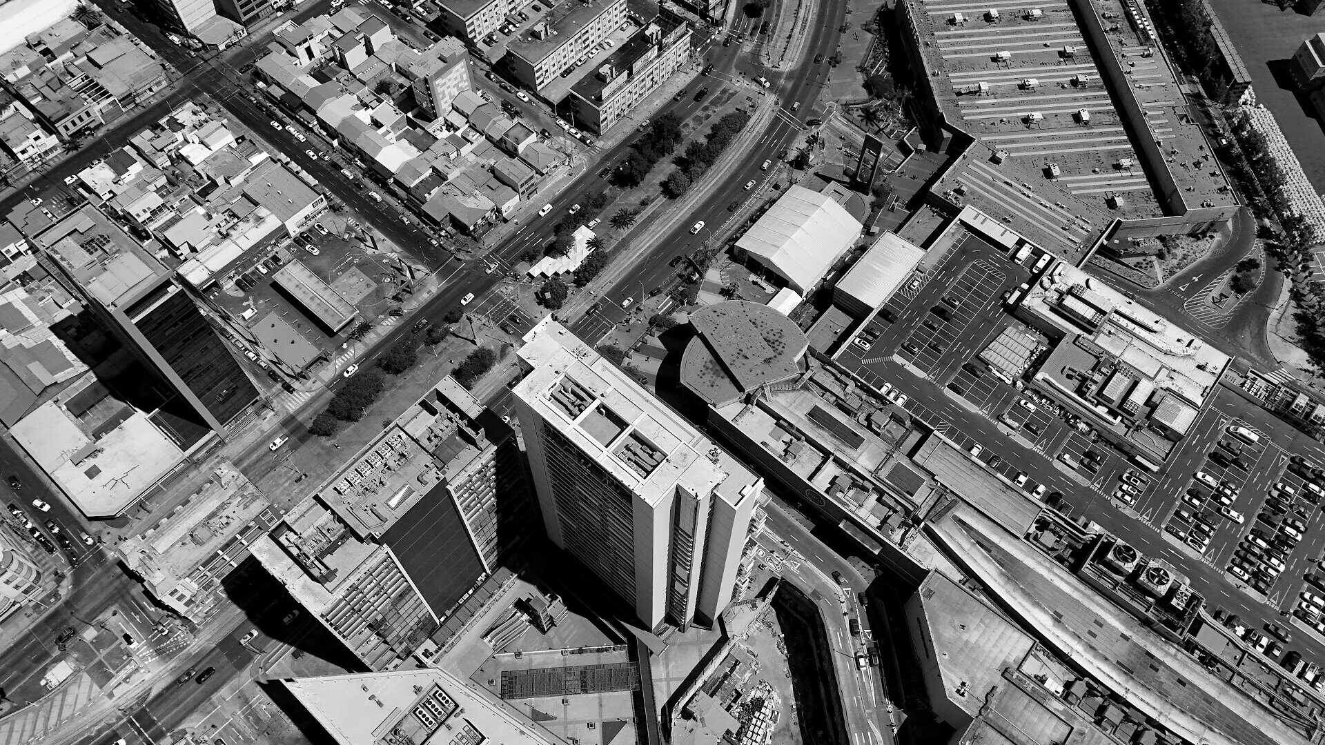 Vista aérea drone de Antofagasta — territorio donde Prohome rota stock inmobiliario para constructoras