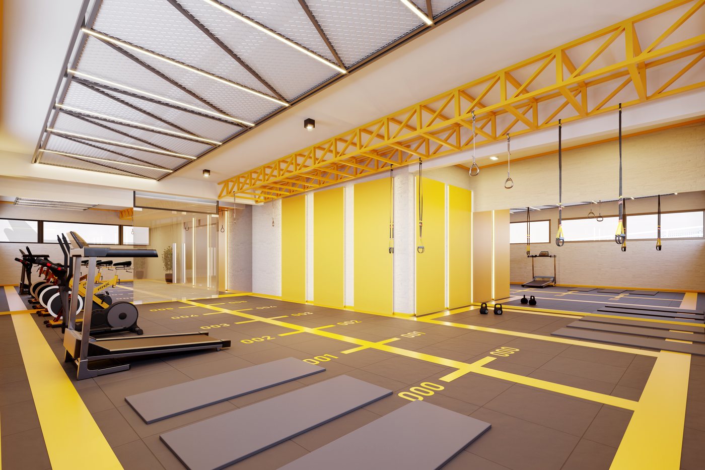 Gimnasio · espacio común